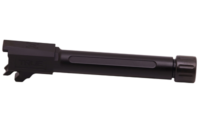 True Precision Barrel, 9MM, Fits P365 Fuse, Nitride Finish, Black, Threaded Barrel, 1/2X28 Thread Pitch