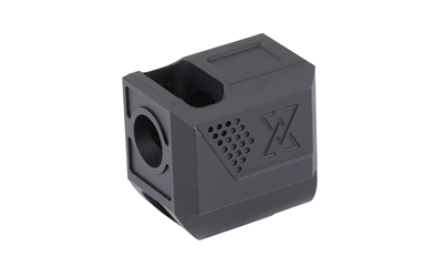 True Precision True-Lock Compensator, Fits Sig P365/X/XL/Macro with 1/2X28 Threaded Barrel, Black
