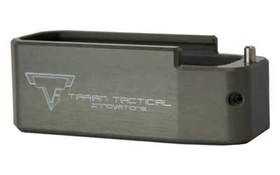 Taran Tactical Innovation PMAG Base Pad for AR15, +5, Titanium Gray
