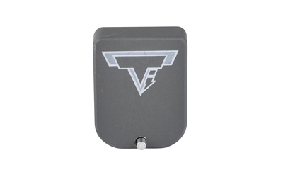 Taran Tactical Innovation Base Pad, Magazine Extension, Fits 2011 Style Magazines in 9MM/38 Super, +2 Rounds of 9MM, Anodized Finish, Titanium Gray