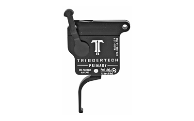 TriggerTech Trigger, 1.5-4LB Pull Weight, Fits Remington 700, Primary Flat Clean Trigger, Right Hand, Adjustable, Black Finish