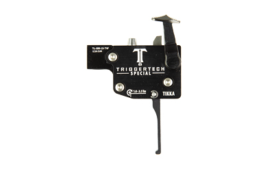 TriggerTech Special, Trigger, Fits Tikka T3/T3x/T1x, Straight Flat Lever Trigger, Left Hand, Black