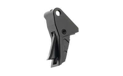 Tyrant CNC I.T.T.S. Trigger Shoe, Fits Springfield Echelon, Matte Finish, Black with Black Safety Blade