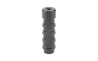 Ultradyne USA Apollo MAX Compensator Muzzle Brake with Timing Nut AR-10 6.5, 5/8X24 Thread, .975 Outside Diameter, Steel Nitride Finish