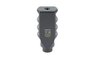 Ultradyne USA Pegasus Compensator Muzzle Brake with Timing Nut, AR, 223 Remington/5.56 NATO, 1/2X28 Thread, 1.25" Outside Diameter, 416 SS