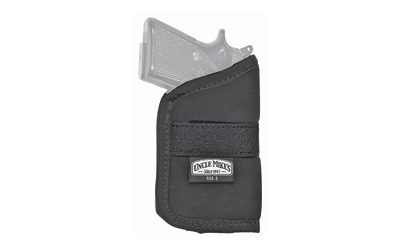Uncle Mike's Inside Pocket Holster, Size 2, Fits Most 380, Ambidextrous, Black