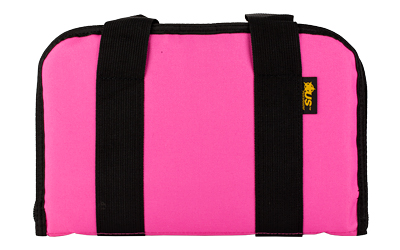 US PeaceKeeper Attache, Pistol Case, 12.5"x6.5", 600 Denier Polyester, Pink