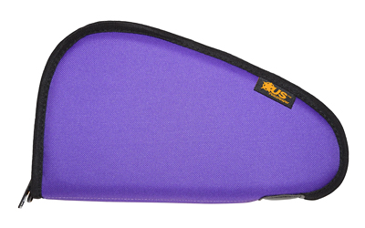 US PeaceKeeper Pistol Case, 11"x6", 600 Denier Polyester, Purple