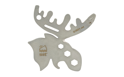 UST - Ultimate Survival Technologies Moose Tool, Multi Tool, Silver, Stainless Steel, Includes Carabiner