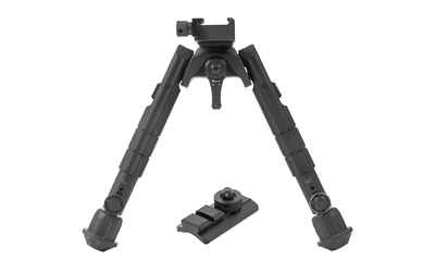 Leapers, Inc. - UTG Recon 360, Bipod, Fits 1913 Picatinny Rail, 7"-9" Center Height, Anodized Finish, Black
