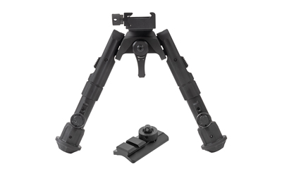Leapers, Inc. - UTG Recon 360, Bipod, Fits 1913 Picatinny Rail, 5.5"-7" Center Height, Anodized Finish, Black