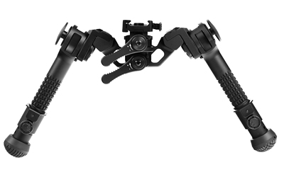 Leapers, Inc. - UTG Goliath Bipod, Fits 1913 Picatinny Rails, 6"-8" Center Height, Anodized Finish, Black
