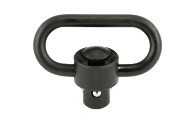 Leapers, Inc. - UTG Sling Swivel, 1.38", Push Button Quick Detach, Black