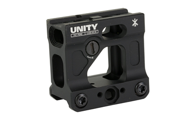 Unity Tactical FAST Micro, Red Dot Mount, 2.26" Optical Height, Compatible with T1/T2 Footprints, Anodized Finish, Black