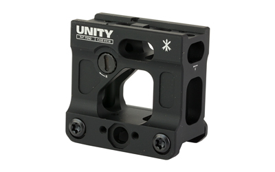 Unity Tactical FAST Micro, Red Dot Mount, 2.26" Optical Height, Compatible with T1/T2 Footprints, Anodized Finish, Black — photo 2