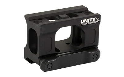 Unity Tactical FAST Micro, Red Dot Mount, 2.26" Optical Height, Compatible with CompM5s, CompM5b, Duty RDS Footprints, Anodized Finish, Black