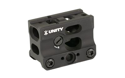 Unity Tactical FAST Micro-SB, Red Dot Mount, 2.26" Optical Height, Compatible with CompM5s/CompM5b/Duty RDS Footprints, Anodized Finish, Black