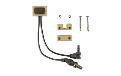 Unity Tactical ModButton Lite SYNC, 4.5", Dual Lead Remote Switch For Surefire Scout and Crane Laser, Fits Picatinny, Flat Dark Earth
