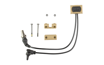Unity Tactical ModButton Lite SYNC, 7", Dual Lead Remote Switch For Surefire Scout and Crane Laser, Fits Picatinny, Flat Dark Earth