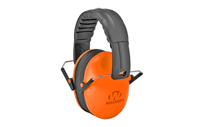 Walker's Passive, Ultra Compact Hearing Protection, Earmuff, Orange