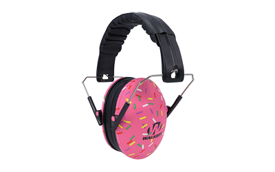 Walker's Folding Earmuff, Small, Pink Sprinkle