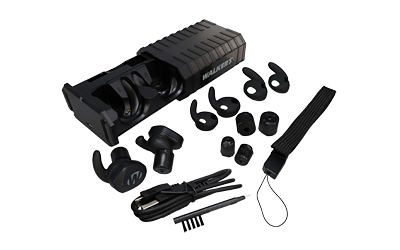 Walker's Restrictor, Electronic Ear Buds, Bluetooth, Matte Finish, Black