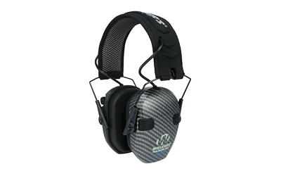 Walker's Razor X-TRM, Electronic Earmuff, Cool Mesh Headband, Comfort GEL Earpads, Black
