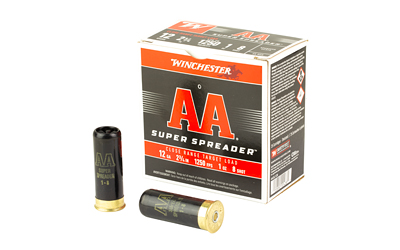 Winchester Ammunition AA Spreader, 12 Gauge 2.75", #8, 1 oz, Buckshot, 5 Pellets, 25, 250