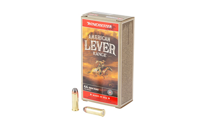 Winchester Ammunition American Lever, .44 Magnum, 240 Grain, Jacketed Soft Point, 50 Round Box