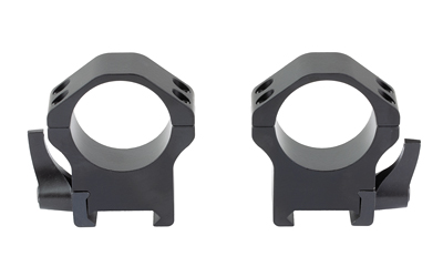 Warne Maxima Horizontal Quick Disconnect Ring, Fits 30MM Optics, High Height, Steel Construction, Matte Finish, Black