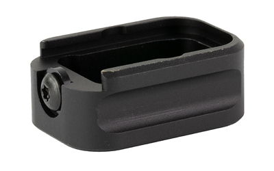 Warne Magazine Extension, Fits Glock 19/23, 9MM/.40 S&W, +3/+2, Black