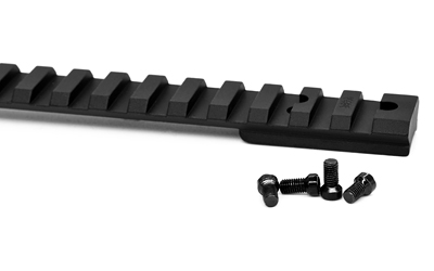 Warne Vapor, 1 Piece Base, 20 MOA, Fits Howa 1500 Long Action/Weatherby Vanguard Long Action, Matte Finish, Black