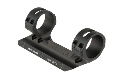 Weaver MSR Mount, 30mm, Aluminum, Fits Picatinny, Matte Finish, Black