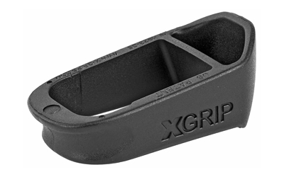 X-GRIP Magazine Spacer, Fits Glock 19/23 G5, Adds 2 Rounds, Black