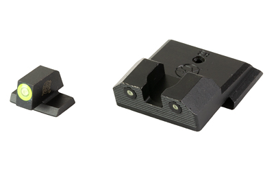 XS Sights R3D 2.0, Tritium Night Sight, Fits S&W M&P Full Size & Compact (Not Optic Ready),Green Front Outline, Tritium Front/Rear
