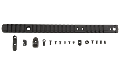 XS Sights Lever Rail, Fits Rossi R95, Anodized Finish, Black, Includes Ghost Ring Sights