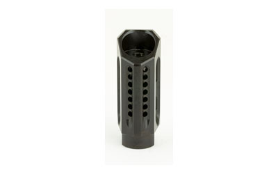 Yankee Hill Machine Co Slant Brake/Compensator, Muzzle Brake, 5.56 NATO, Black, 1/2X28, Fits AR-15