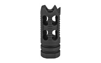 Yankee Hill Machine Co Phantom Muzzle Brake, Aggressive/Toothed, 1/2X28, Fits AR Rifles, Black Finish
