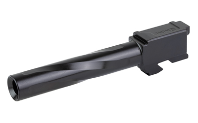 Zaffiri Precision Pistol Barrel, 9MM, 4.37", Flush and Crown, Fits Glock 17 Gen 3, Nitride Finish, Black