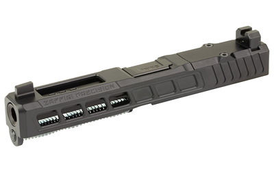 Zaffiri Precision ZPS.3 Complete Slide, Fits GLOCK 17 Gen 3, Top Ported Barrel, Cerakote Finish, Black, RMR Optic Cut